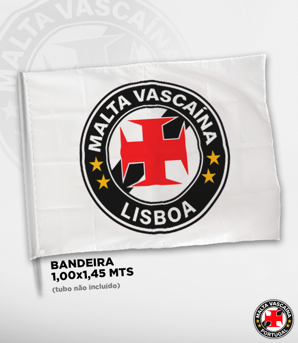 Loja Oficial Malta Vascaína Portugal - Bandeira 1x1,45